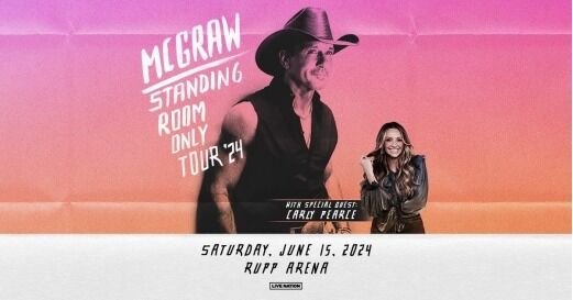 Tim McGraw announces tour stop at Rupp Arena next year